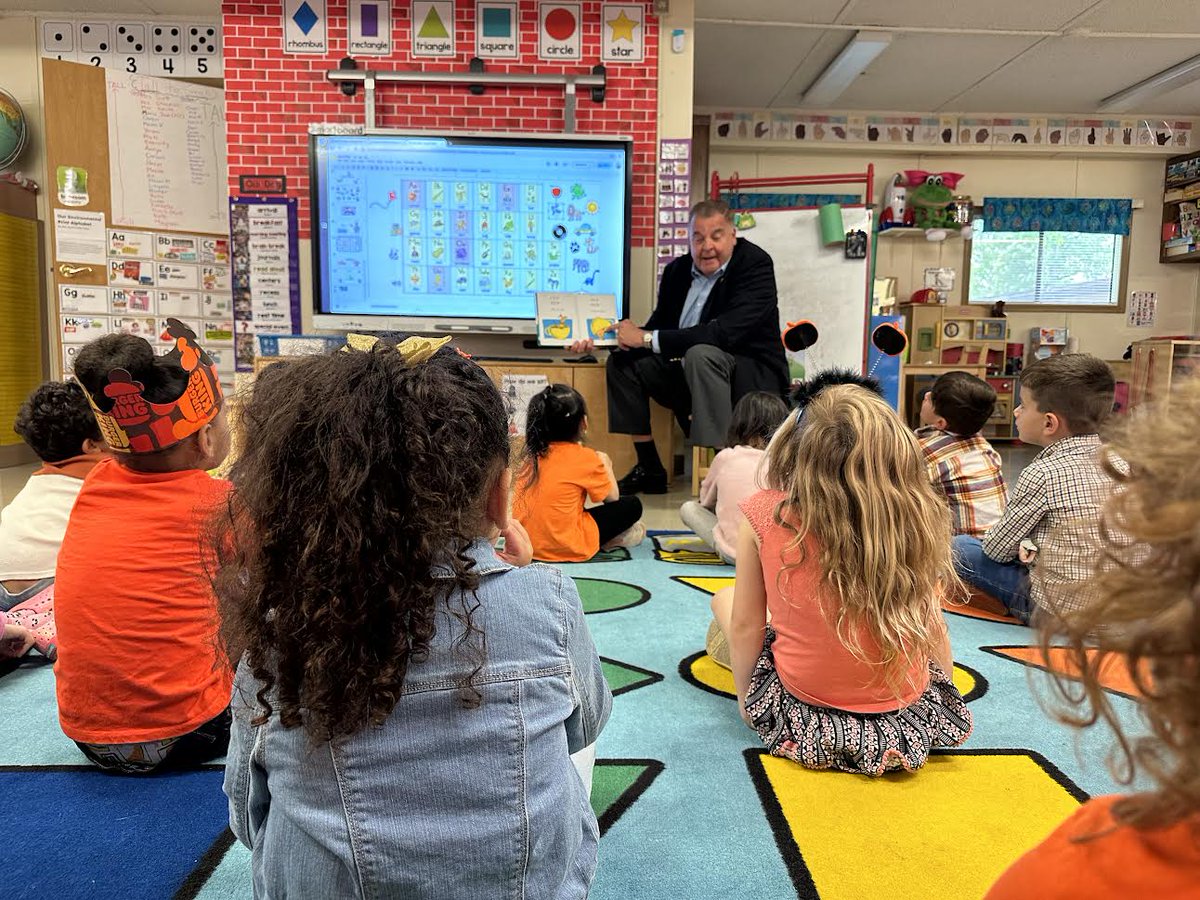 Thank you, Delegate Morgan, for visiting our Tiny Terrapins!