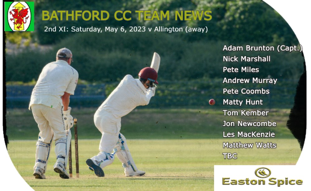 BathfordCC's tweet photo. 🚨Team News 🚨
1st XI
🆚@allingtoncc
🏆@WCCLCricket Div 6
📍SN14 0YZ
🕰️13.00pm
☕️Bring your own https://t.co/HJNj9mJ7xt