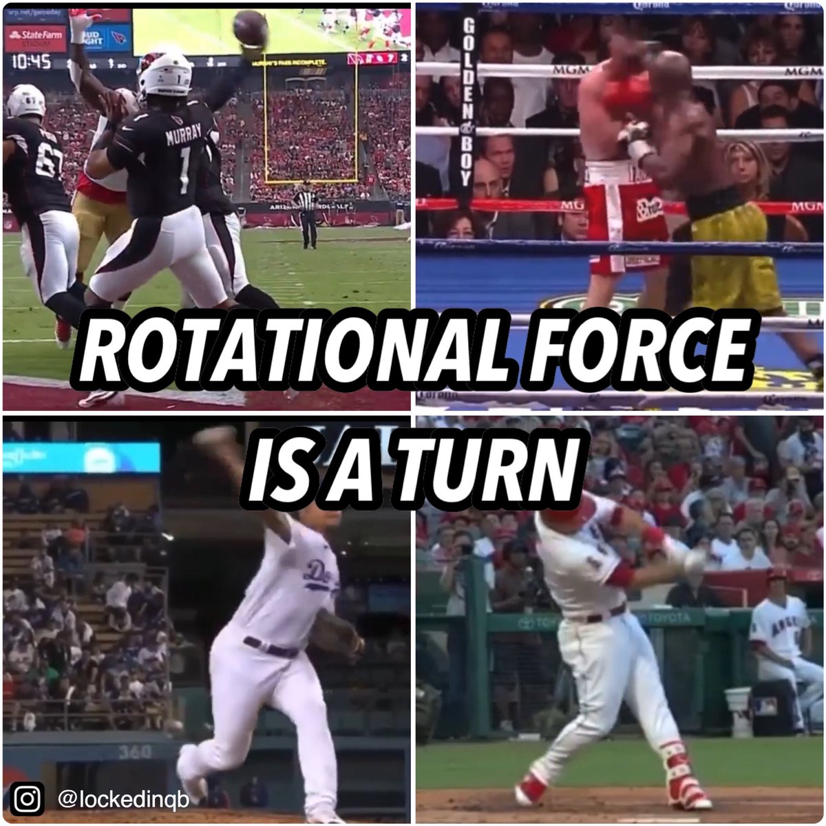 Video Thread of the TURN ⬇️

Many know rotation is a turn but due to a linear stride they create linear movement. The front foot is not reaching. A reach in the front creates leakage in the back. Leakage in the back turns into a push. A push has no stop.