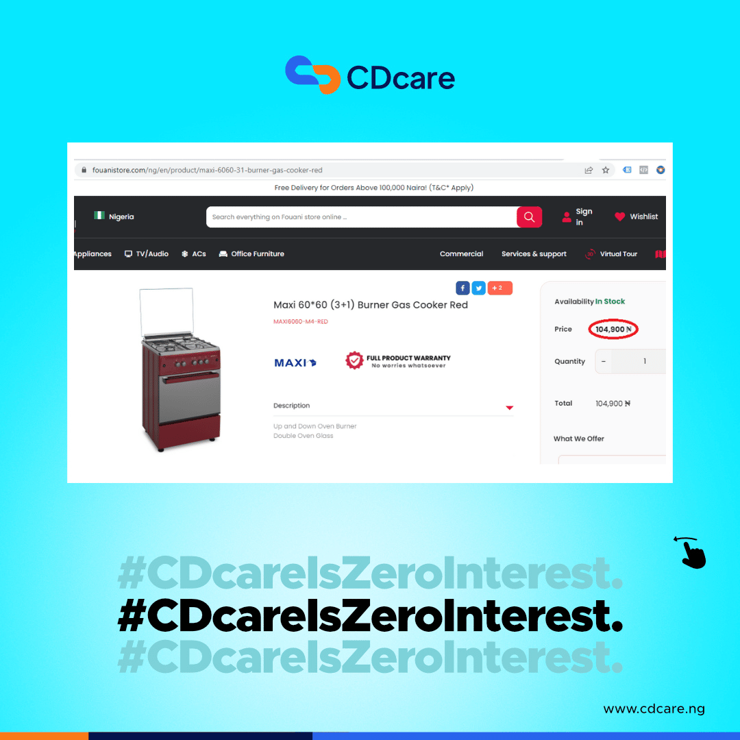 CDcareNG's tweet photo. All items on the CDcare app are sold at normal market price when you compare our prices with leading Nigeria suppliers.
Visit https://t.co/rgqDFXAmbr to start paying small small today
#CDcareIsZeroInterest #paysmallsmall #ZeroInterest #normalmarketprice #savetopaylater https://t.co/dO43z2kqDk