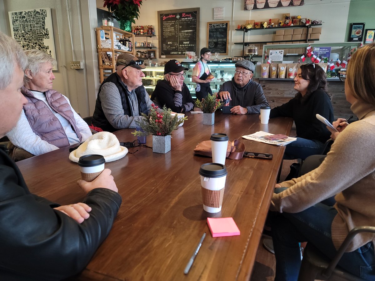 KellyBroughDen's tweet photo. Reflecting on the journey, &amp; I want to thank you, Denver, for being so interested and supportive of our campaign! 
Our very first "Coffee with Kelly" event.  
#PromiseofDenver #kellybroughformayor #denver #coffeewithkelly #denvercolorado #copolitics #DenverMayor #womenwholead https://t.co/dA5jpQygGo