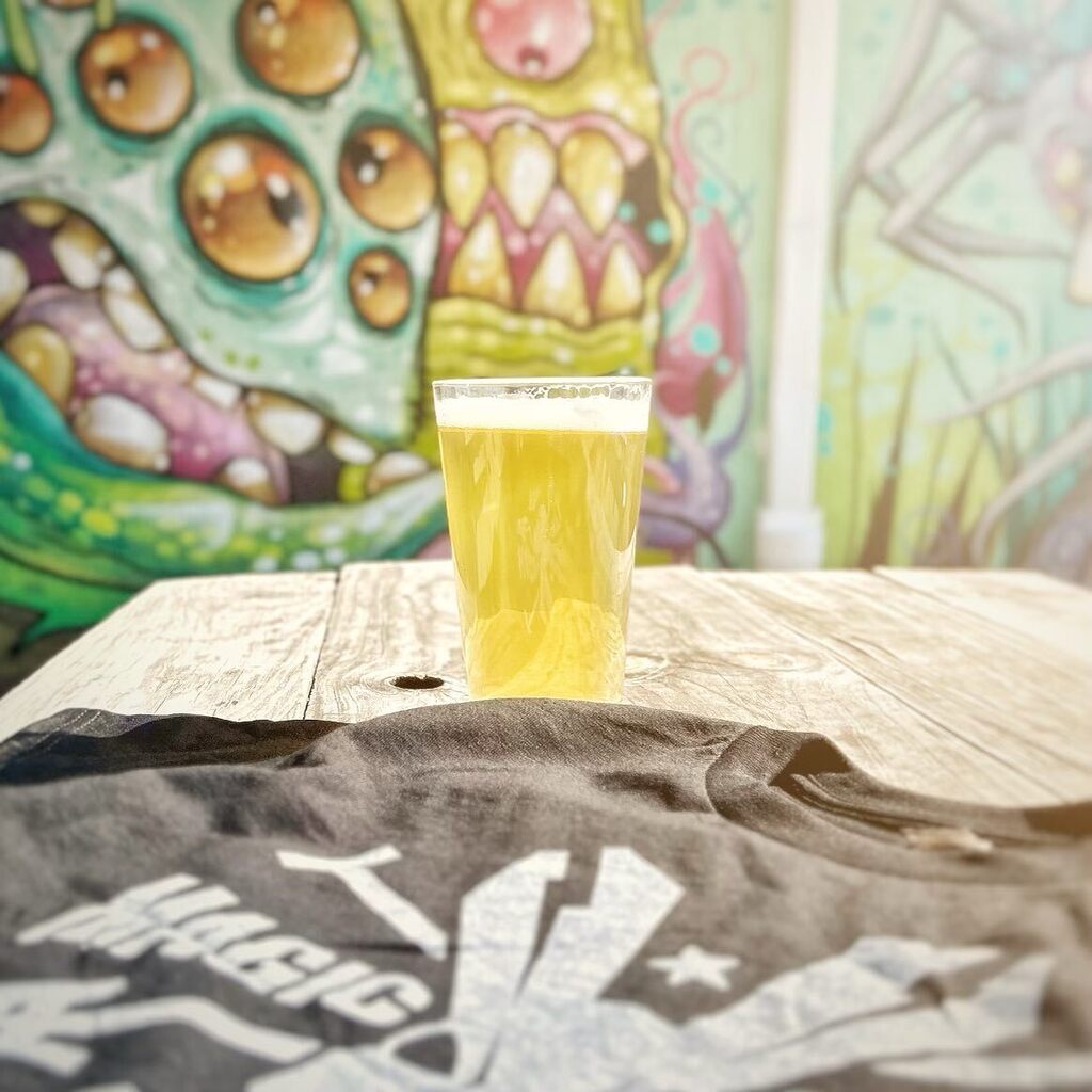 MagicBrewing's tweet photo. Swing through and celebrate Cinco de Mayo with MCBC! We’ve got a fresh run of WAR AGAINST DARKNESS Mexican lager on tap and available to go in 4pks!
.
We just restocked our “bunny logo” tees, $20 each! Be sure to get yours today!
.
@cultkitchenakron has … https://t.co/T4lTXZz7Gs https://t.co/0I9mjdFAZw