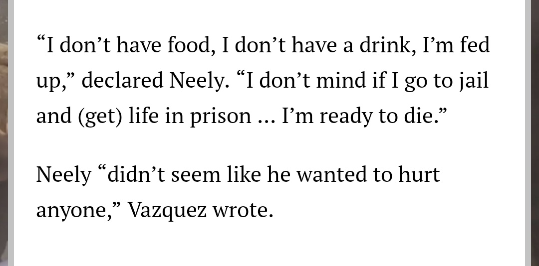 JohnTeufelNYC's tweet photo. From a witness at the scene of the Jordan Neely murder.
It is looking more and more like the entire "Neely was threatening" narrative came from one cop, who gave a local NBC affiliate false quotes. https://t.co/Trj75y1h11