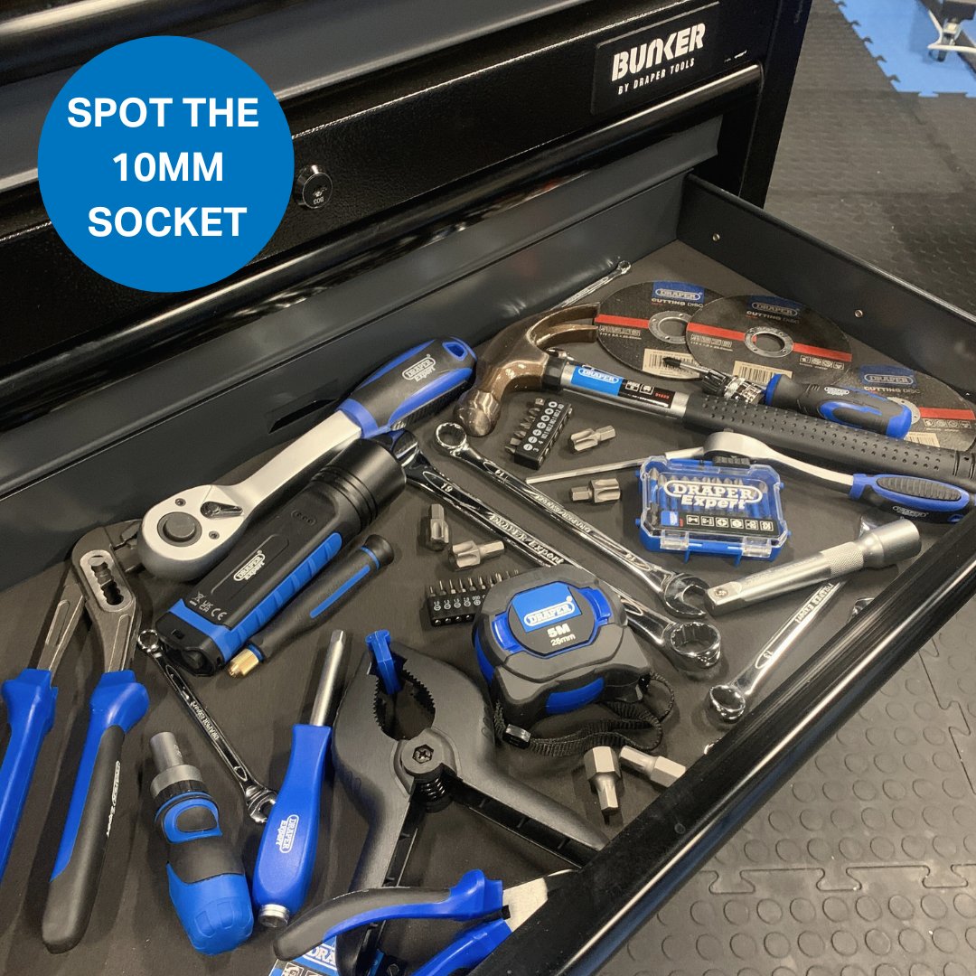 drapertools's tweet photo. Can you spot the 10mm socket?
#DraperTools #10mmsocket #hideandseek https://t.co/yu9AVUThWU