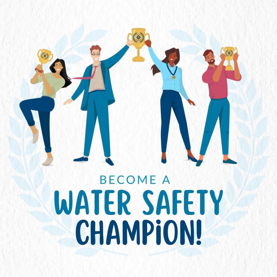 Water Safety Champions are people like you who have decided to make water safety a priority. Head to our website to make your #WaterSafetyChampion title official by signing up at: ndpa.org/champion/ #nationalwatersafetymonth #drownalliance