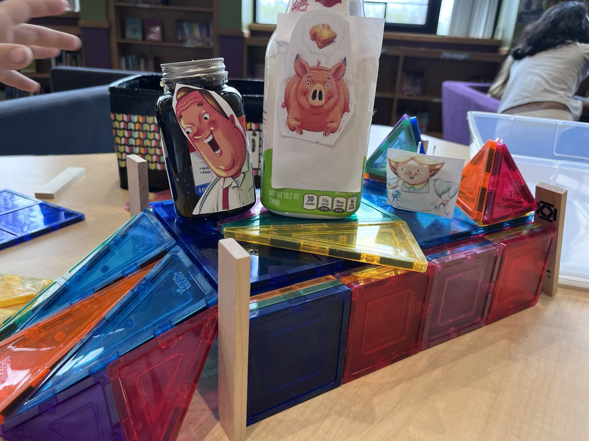 Katy Golden (@volibrary) on Twitter photo It’s <a href="/NoviVillageOaks/">Village Oaks Elem.</a> 1st grs to the rescue! When the Watsons’ bed broke, we used <a href="/KEVAplanks/">KEVA® Planks</a> and @PicassoTiles to build a new one that could hold Mercy Watson and her parents! #storybookSTEM #MISchoollibrary #STEM It’s <a href="/NoviVillageOaks/">Village Oaks Elem.</a> 1st grs to the rescue! When the Watsons’ bed broke, we used <a href="/KEVAplanks/">KEVA® Planks</a> and @PicassoTiles to build a new one that could hold Mercy Watson and her parents! #storybookSTEM #MISchoollibrary #STEM