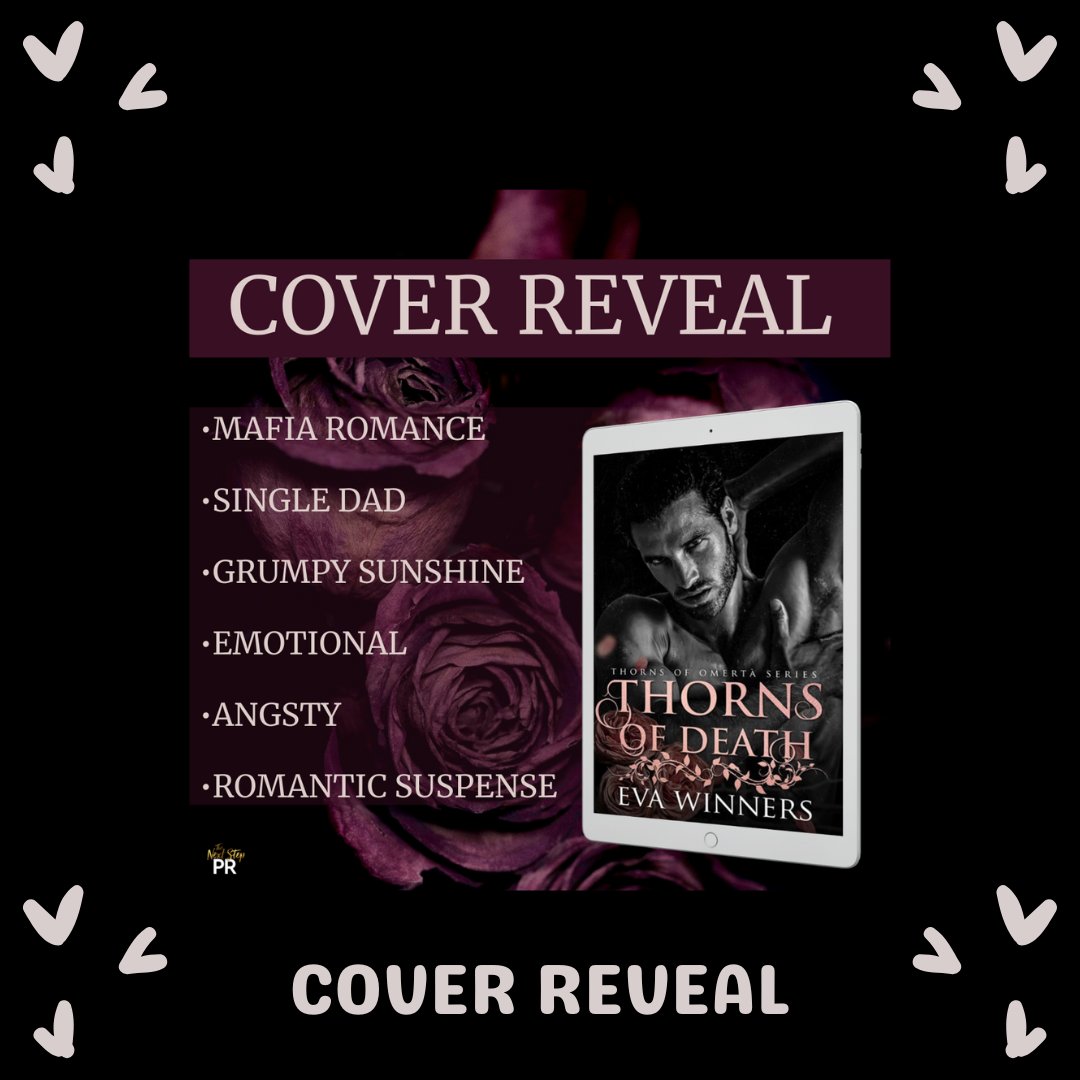 ♡ 𝗖𝗢𝗩𝗘𝗥 𝗟𝗢𝗩𝗘 ♡

#ThornsOfDeath @EvaWinners Releasing 7.6

#Preorder bit.ly/43yBOJX

#SignUp bit.ly/ReleasePromoti…

Hosted @TheNextStepPR 

#ThornsOfDeathCoverBlast #EvaWinners
#DarkMafiaRomance #GrumpySunshine