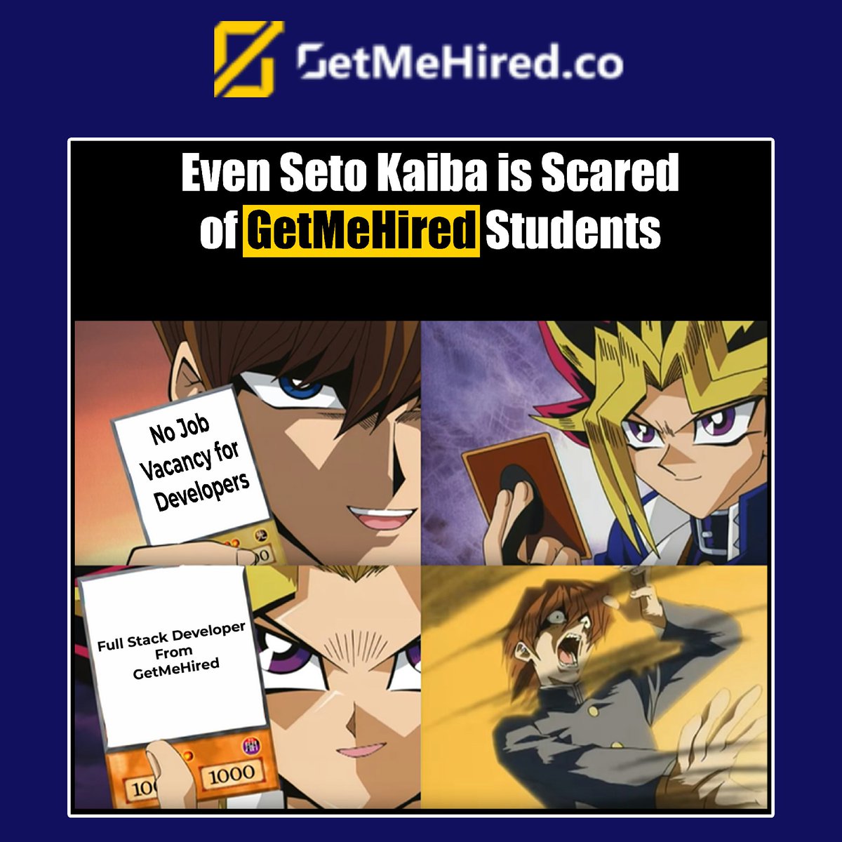 GetMeHiredCo's tweet photo. In this competitive job market, those who haven't joined GetMeHired, already feels they are lagging behind! Why are you waiting - join now!
Visit our website: https://t.co/Zb3bleEtzJ
#GetMeHired #JobTrainingProgram #JobCanada #JobUSA #techjobs #fullstackdeveloper #dataengineering https://t.co/nRfc0o8LCF