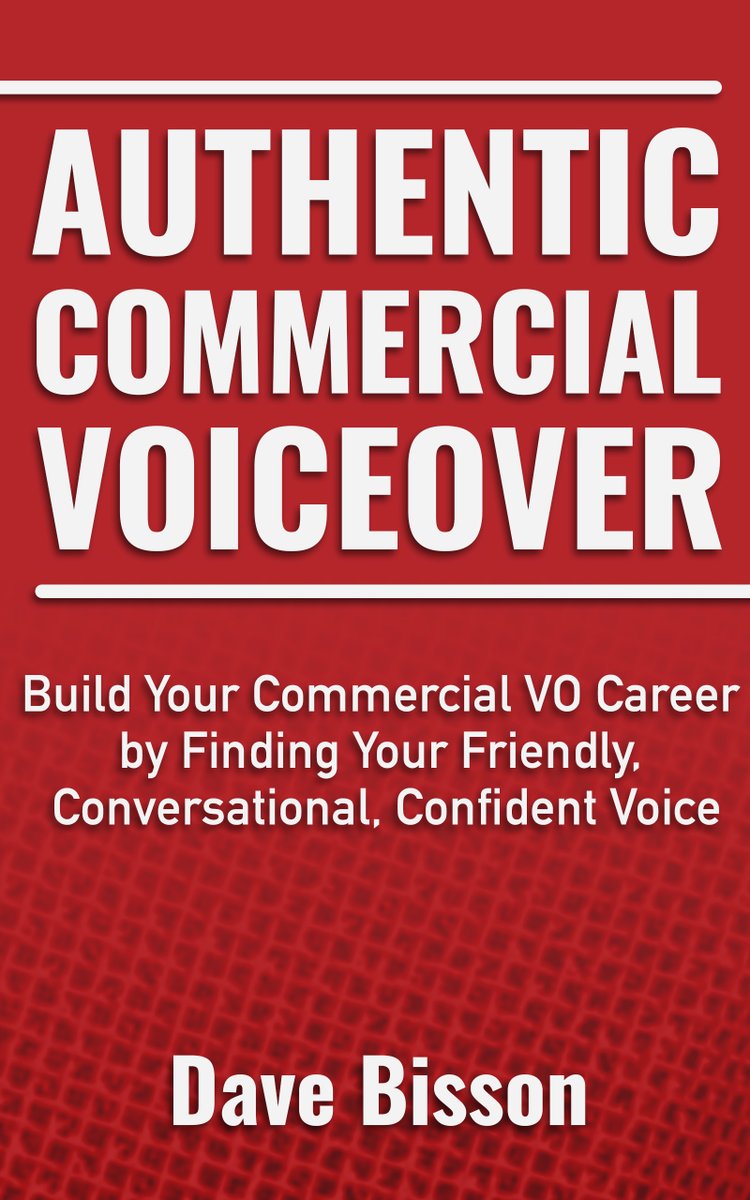 davebisson's tweet image. Hi! So, I wrote a book.
It's called "Authentic Commercial Voiceover" and, in a nutshell, it's for voice actors who want to get more commercial VO work.
Right now, there're eBook & audiobook versions; a paperback version is coming soon!
#vo #voiceover #voiceacting