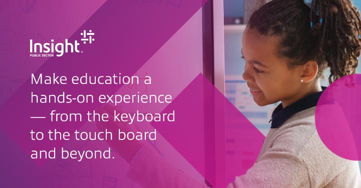 InsightEnt's tweet image. You can count on Insight Public Sector to deliver seamless technology procurement and deployment services — helping you create a learning experience both teachers and students love. 💻 ms.spr.ly/6015gTRBS 

#Education #EducationSolutions
