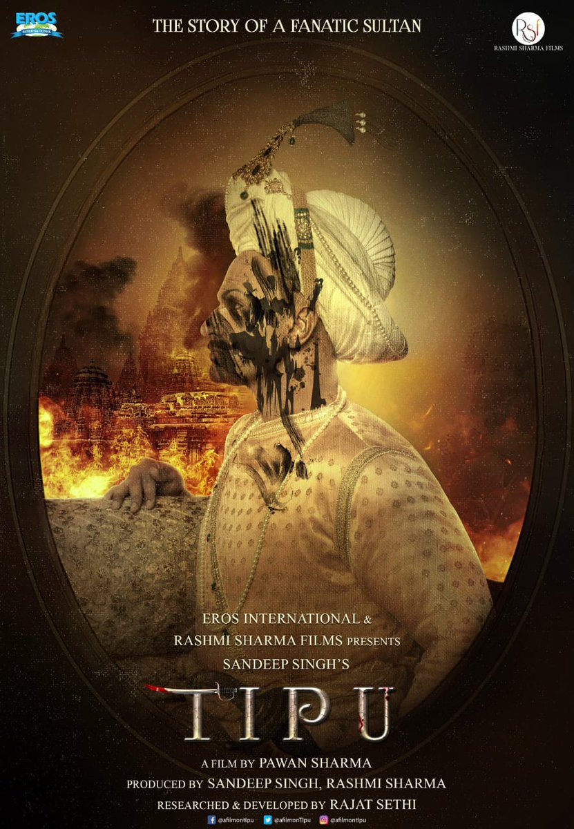 *'8000 temples destroyed, 4 million Hindus converted to Ijlam, force-fed beef’: Movie ‘Tipu’ announced, trailer shows brutality inflicted by Tipu Sultan*