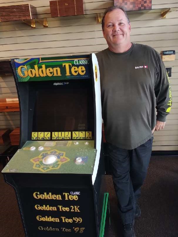 Congrats to Mario and Chris, our 2 winners of a brand new Golden Tee Arcade Game. Stop by and see what we are giving away next and how you can get in on the fun!