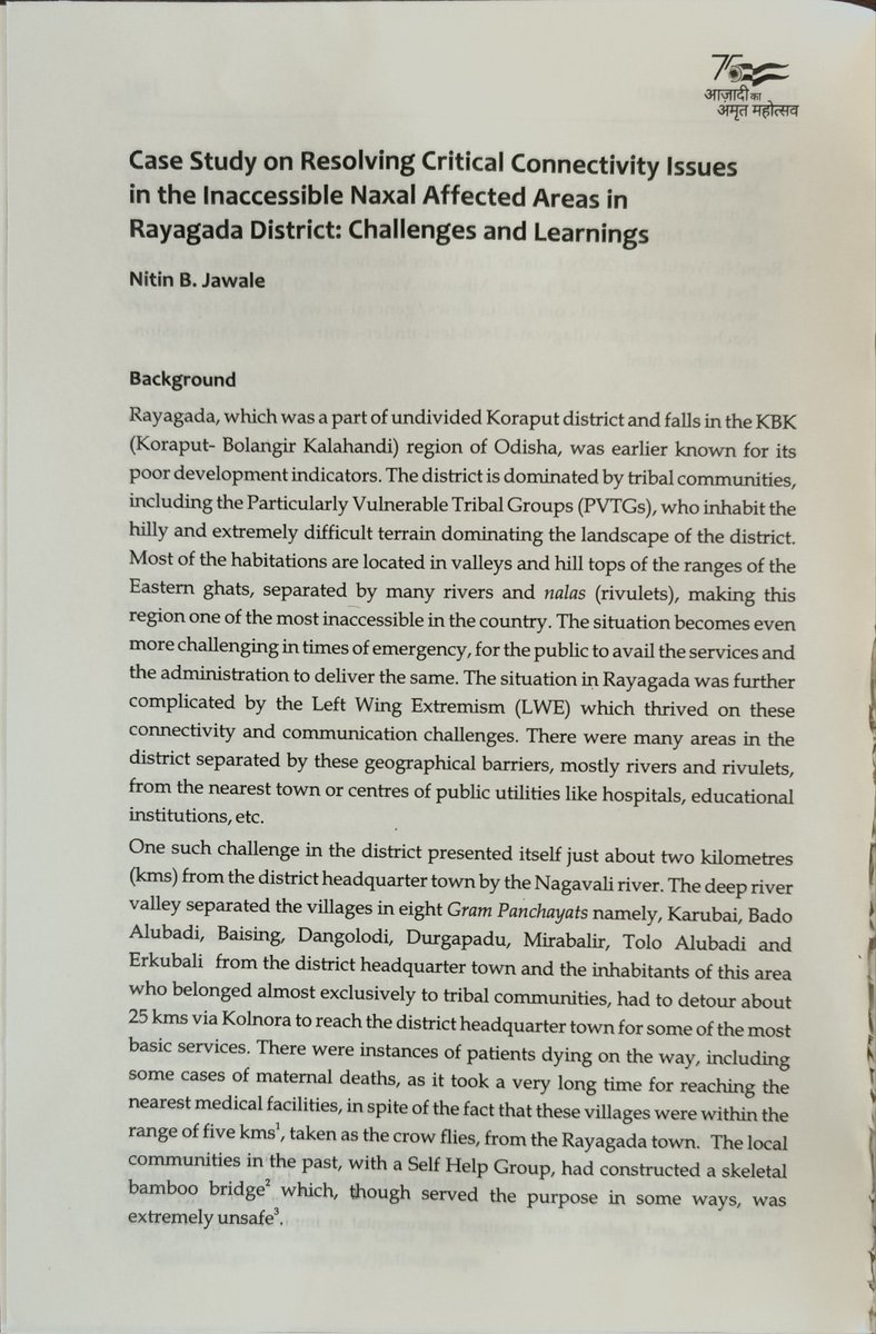 nitinbjawale's tweet photo. Civil services offer opportunities to make a great impact in the lives of people . This bridge project happens to be one of the biggest &amp; most satisfying achievements of my career &amp; I am glad that @LBSNAA_Official has published my case study in its publication #The Administrator. https://t.co/uyocPQiy2D