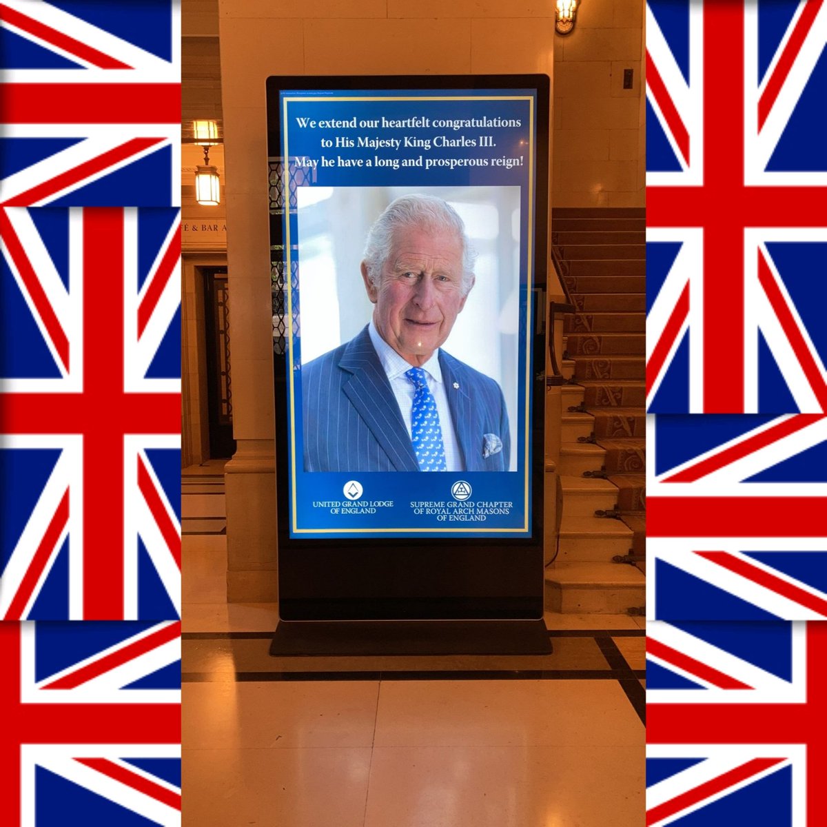 A <a href="/UGLE_GrandLodge/">United Grand Lodge of England</a> &amp; <a href="/GrandChapter/">Supreme Grand Chapter</a> message ahead of a historic weekend... 👑 👀

<a href="/RoyalFamily/">The Royal Family</a> #Coronation    #Freemasons