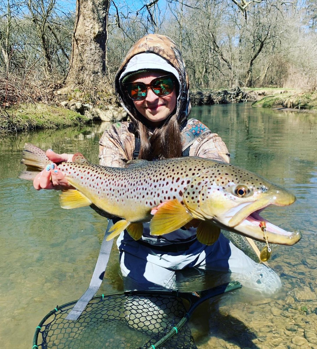 MeppsSpinners's tweet photo. Amber is a Wisconsin trout angler who visited Pennsylvania to enjoy the State's beautiful trout streams, I think it's safe to say she did not leave disappointed!
Congrats on a great #MeppsCatch, Amber! https://t.co/sjYvoIzwwQ