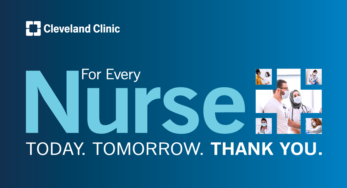 Nurses change lives every day through empathy, selflessness and compassion. Thank today’s nurses and support the nurses of tomorrow with a gift. 

Donate today: cle.clinic/3LAvucQ

#ThankYouNurses #NursesWeek #GivingDoesGood #ForEveryNurse