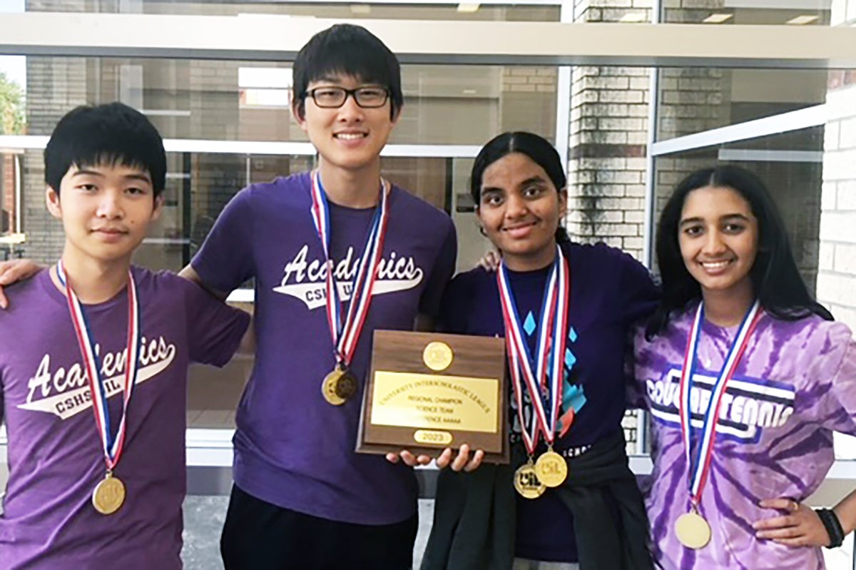 The A&M Consolidated UIL academic team recently won the team championship, College Station finished fourth, and several students advanced to the state at the 5A Region 3 Academic UIL meet. More: bit.ly/3LZJHBw #SuccessCSISD