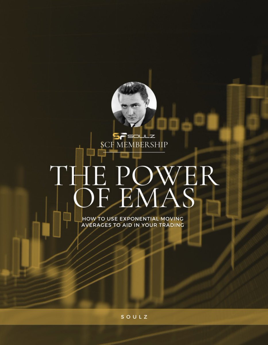 SoulzBTC's tweet photo. I'll release my PDF about “The power of EMA's” tomorrow.

Content:

- What is a EMA? Explanation of the basics.
- How to read and use EMA's on charts.
- Example’s of trades, using EMA's.

I will publish it tomorrow, if this tweet arrives to 400 likes. https://t.co/5ogaSEF0DQ