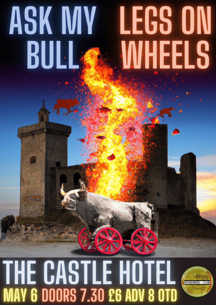 Need to get away from all the royal pomp and ceremony this Saturday? 

We’re playing <a href="/thecastlehotel/">The Castle Hotel</a> with the amazing <a href="/askmybull/">Ask My Bull</a>. 

Doors at 7:30pm.

Tix here: skiddle.com/whats-on/Manch…

For fans of <a href="/BBC6Music/">BBC Radio 6 Music</a>