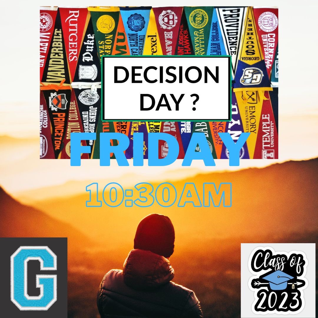 If you need help with making a decision, we are here to assist! The STEM Decision Day has arrived!