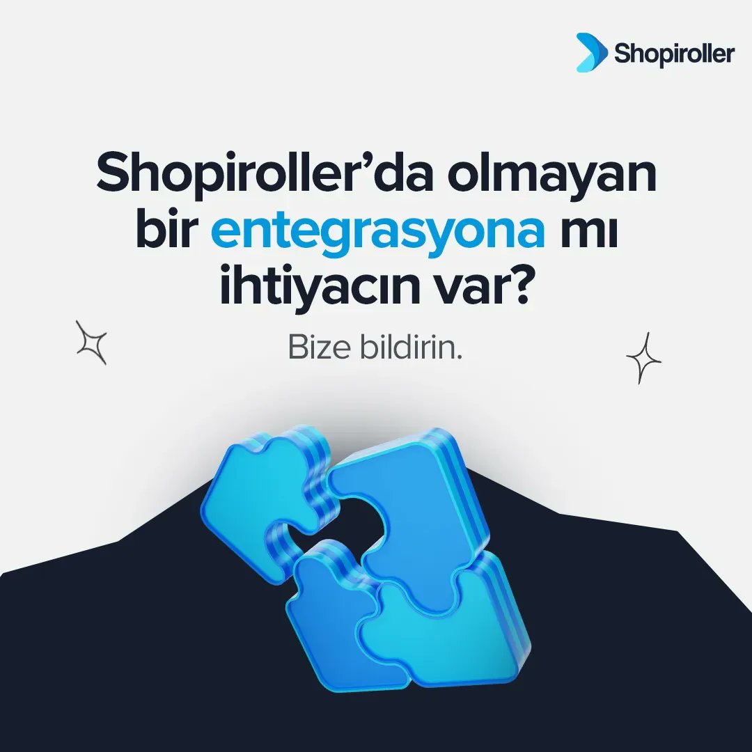 🛸 Shopiroller mağazanız için en sağlıklı çözümleri üretmeye devam ediyoruz. Shopiroller uygulama mağazasını ziyaret ederek entegrasyon talebinde bulunabilirsiniz. 

Fikirlerinize ve görüşlerinizi her zaman destekliyoruz.

buff.ly/3lLUjJw 

#eticaret #onlinemağaza