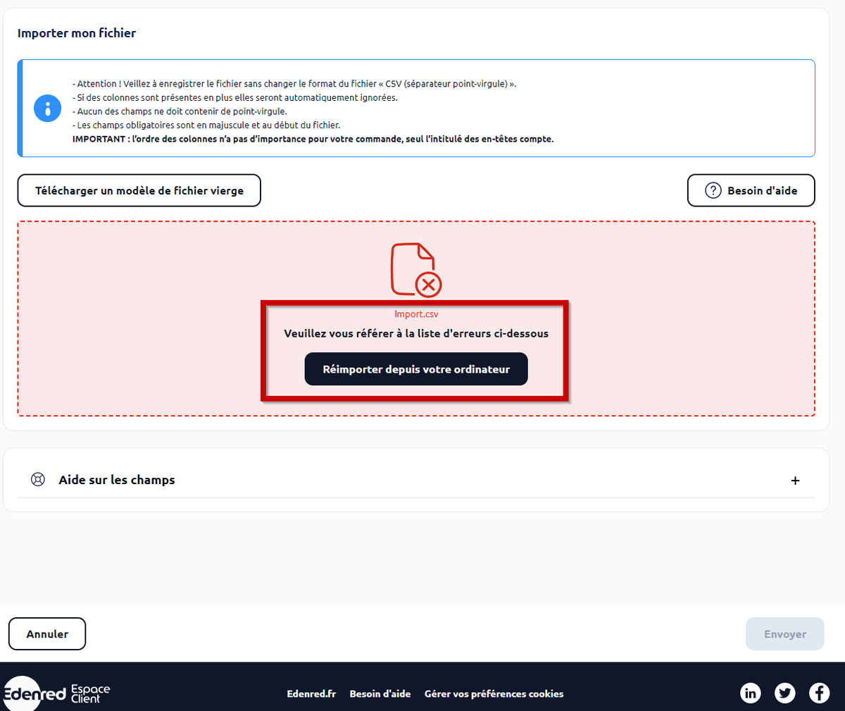 Bonjour <a href="/EdenredFrance/">Edenred France</a>, vos messages d'erreur pourraient etre un peu plus explicites... 🤯😩