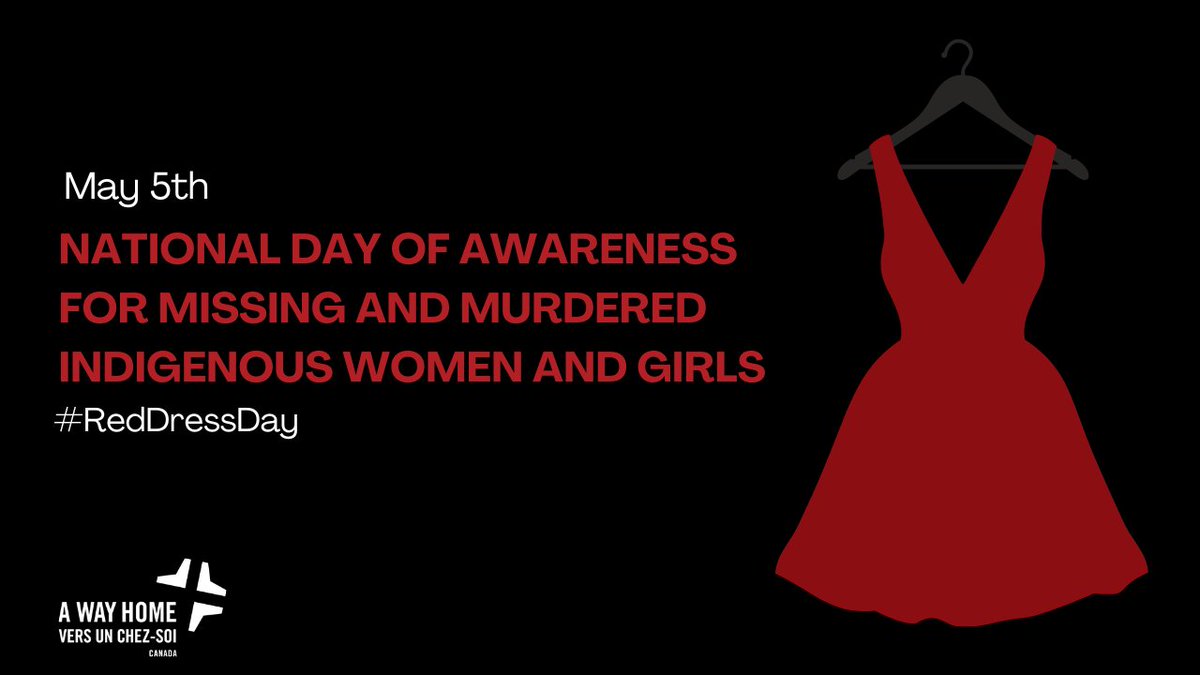 May 5th is #RedDressDay. For many years, Indigenous women, girls, two-spirit and gender diverse Peoples have been targets of violence. Today serves to raise awareness and honour their memory.

Read this report to learn more: bit.ly/3ejiRna
#MMIWG2S