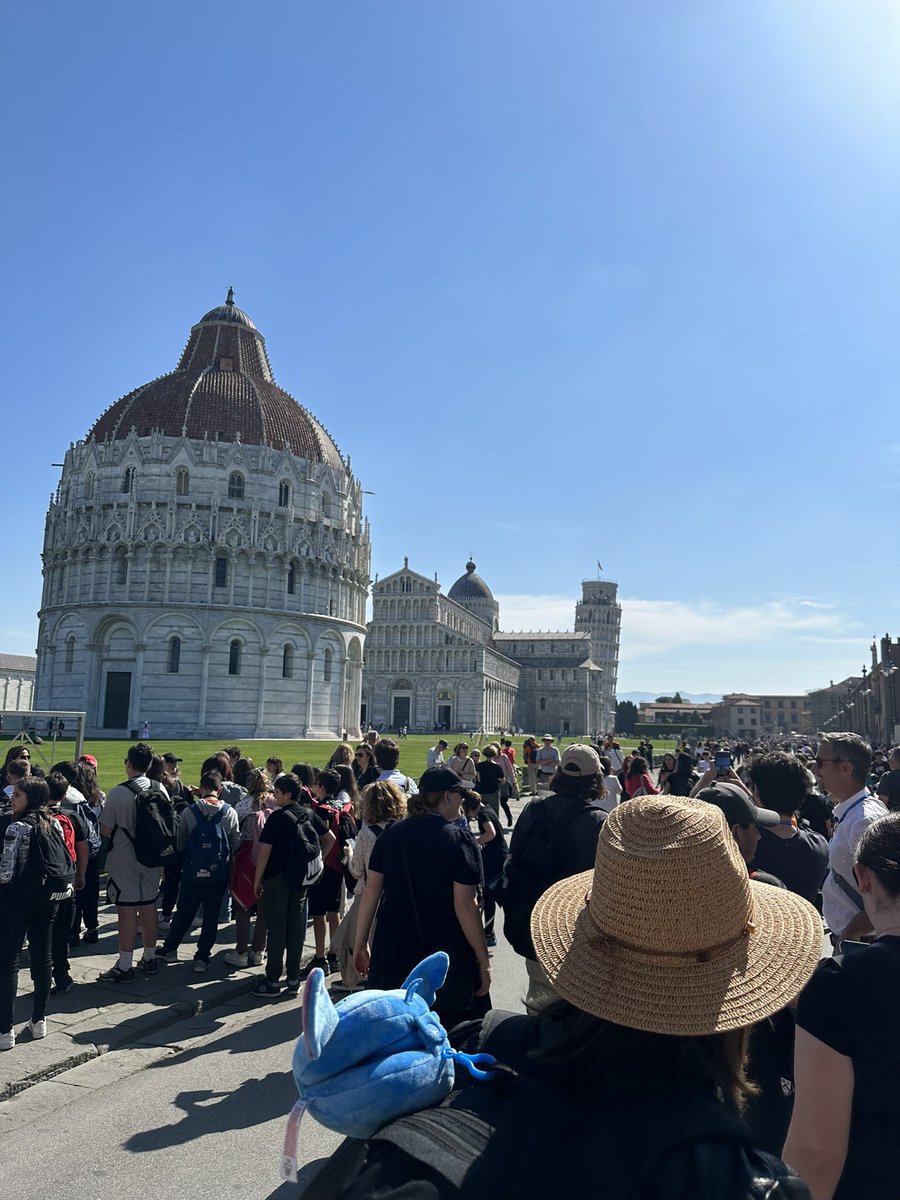 Perfect day for a tour of Pisa after a week of work with the Indigenous Grad Program at Monash Prato Centre! Walking in the steps of Galileo Galilei in another University town. #MonashUni #Monashgradmob23