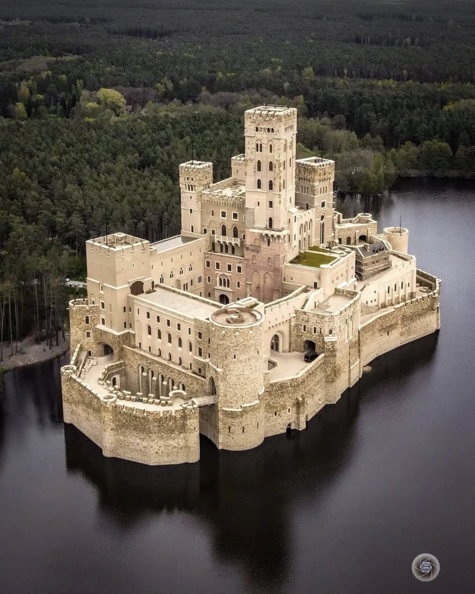 Newly built castle in Poland