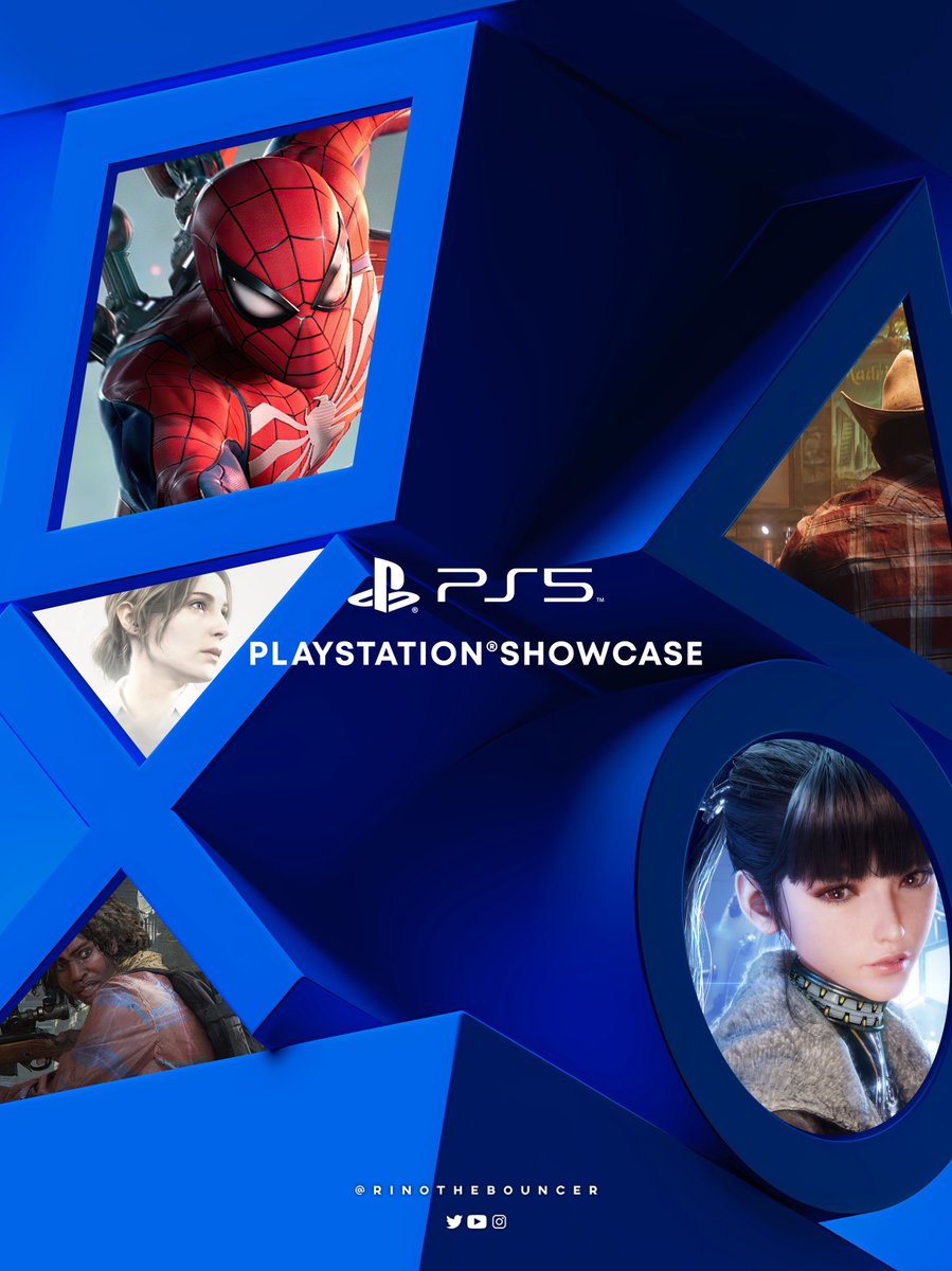 RinoTheBouncer's tweet photo. #PlayStation Showcase could be announced any day, and PS Studios have been busy with EPIC projects🚀

✅Insomniac: Spider-Man 2, Wolverine, unannounced multiplayer game

✅Sony Santa Monica: 2 new projects including a new IP

✅Naughty Dog: The Last Of Us multiplayer game, and 2 unannounced games 

✅SuckerPunch: Ghost Of Tsushima 2 and a multiplayer game

✅Kojima Productions: Death Stranding 2

✅Bluepoint: New AAA game (not a remake)

✅Firesprite: Story-driven AAA horror game and a multiplayer shooter

✅Bungie: New AAA game

✅Team Ninja: Rise of the Rōnin
 
✅Haven: cloud-based online game

What announcements and game showcases do you wish to see?🎮😎 #PS5 #PSshowcase #Gaming #Sony