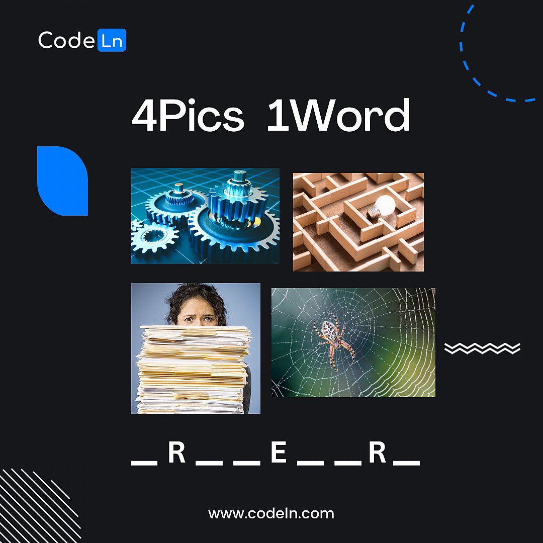 Codeln_spaces's tweet photo. Hi techies!!!
Before we kick into the weekend, what do you think the word is? 🤔
Let me know in the comment section.

#code #codeln #softwaredeveloper https://t.co/qI9039ljbf