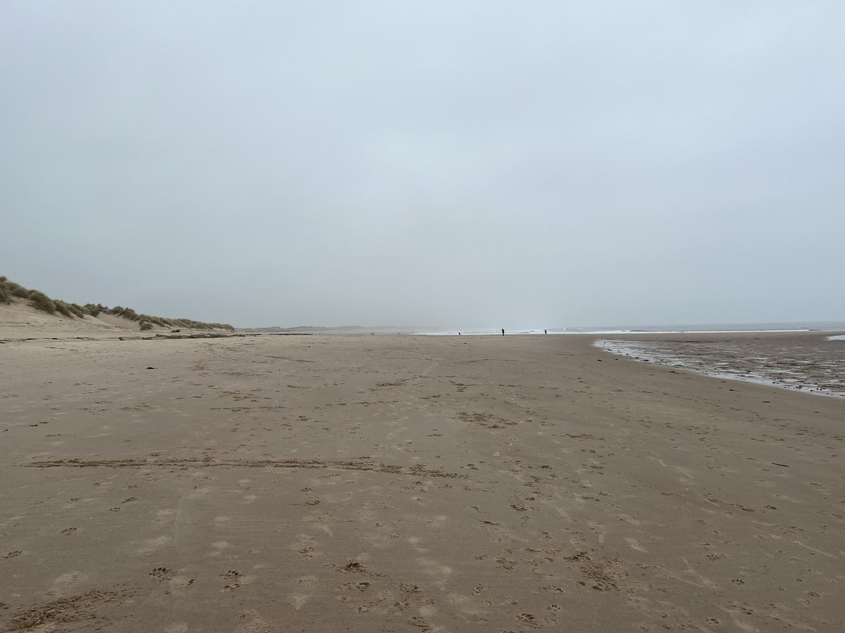 Last beach walk at Cresswell, goodbye Northumberland until the #GreatNorthTweetUp2024