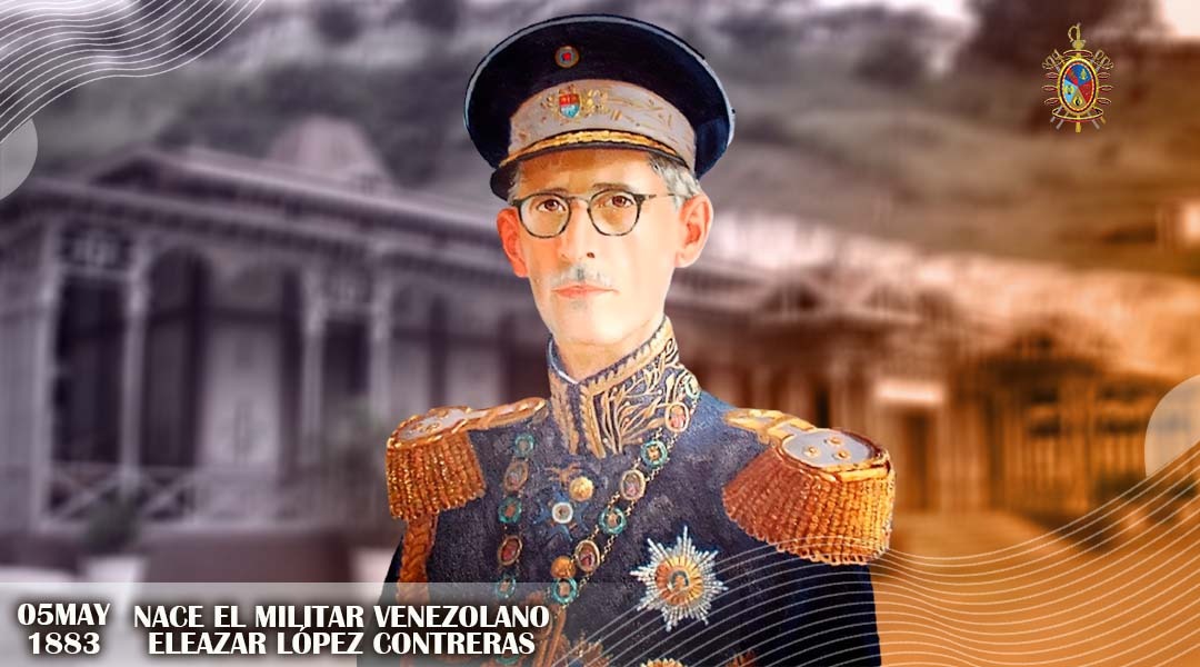 PrensaFANB's tweet photo. 🗓️ #5May || A 140 años del natalicio del GJ Eleazar López Contreras, exaltamos su lema "Calma y Cordura" para sobrellevar las condiciones adversas, al tiempo que lo reconocemos como el ideólogo y fundador de nuestra gloriosa y aguerrida @GnbGaranteDePaz. https://t.co/aYYcWzLf0j