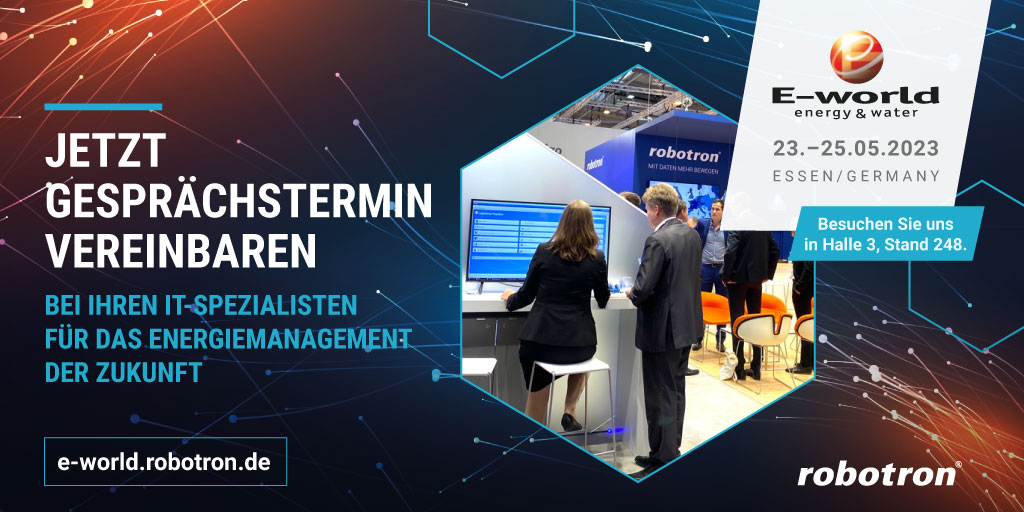 Robotron_DD's tweet photo. Mit dem Inkrafttreten des #GNDEW werden die Weichen für einen beschleunigten Rollout von #iMSys gestellt. Als führender #IT-Dienstleister für #GWA und #MDM freuen wir uns zur @EworldEssen auf den Austausch mit Ihnen und die Ausgestaltung dieser Dynamik: https://t.co/npJP5Rpiie https://t.co/pE2HbHYQaK