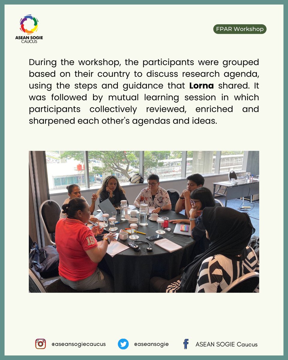 ASEANSOGIE's tweet photo. ⁉️ Based on experiences shared by all participants, combined with the knowledge on FPAR, together we identified and agreed on values that will be carried out during the research. ✅ https://t.co/3BT4JCfNCf