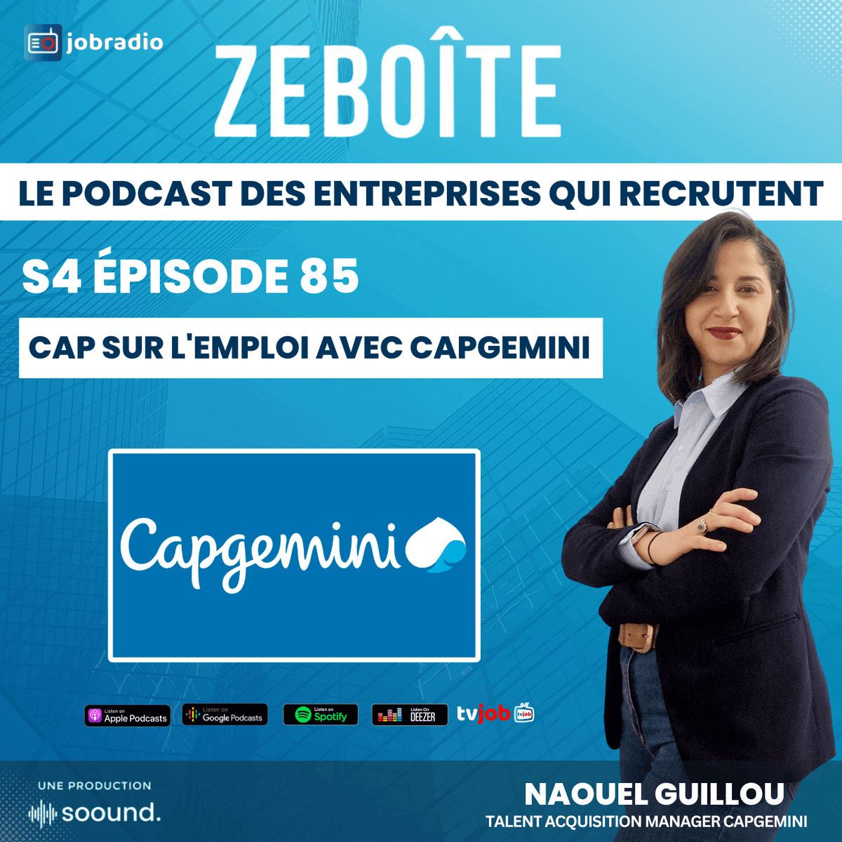 Jobradio_emploi's tweet photo. Spécialisé dans les services du numérique, le géant @capgeminifrance recrute à Nantes sur plus de 600 postes.
On en parle dans #ZeBoite avec Naouel Guillou Talent Acquisition Manager au sein de Capgemini Nantes. https://t.co/embJfwqDKm https://t.co/AIv0ljNosN