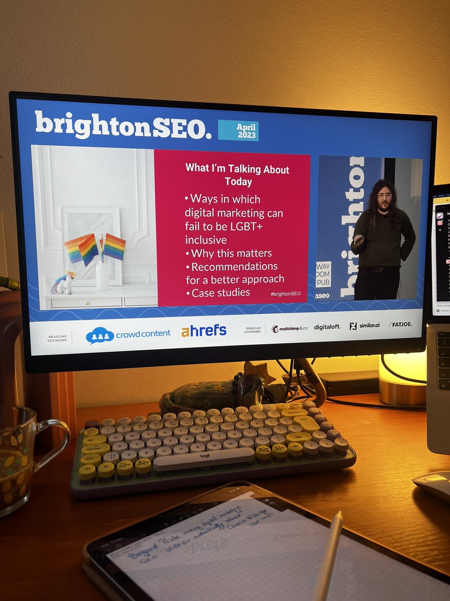 Day 2 of #BrightonSEO online and it’s already starting strong! Love the accessibility and inclusivity themes this edition!
