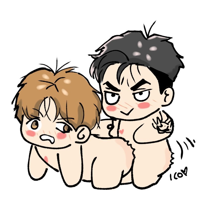 They are having a good time, right?🌡🥵🤪 #Jinx #징크스 #Jaekyung #JooJaekyung #KimDan #NSFW #lewd