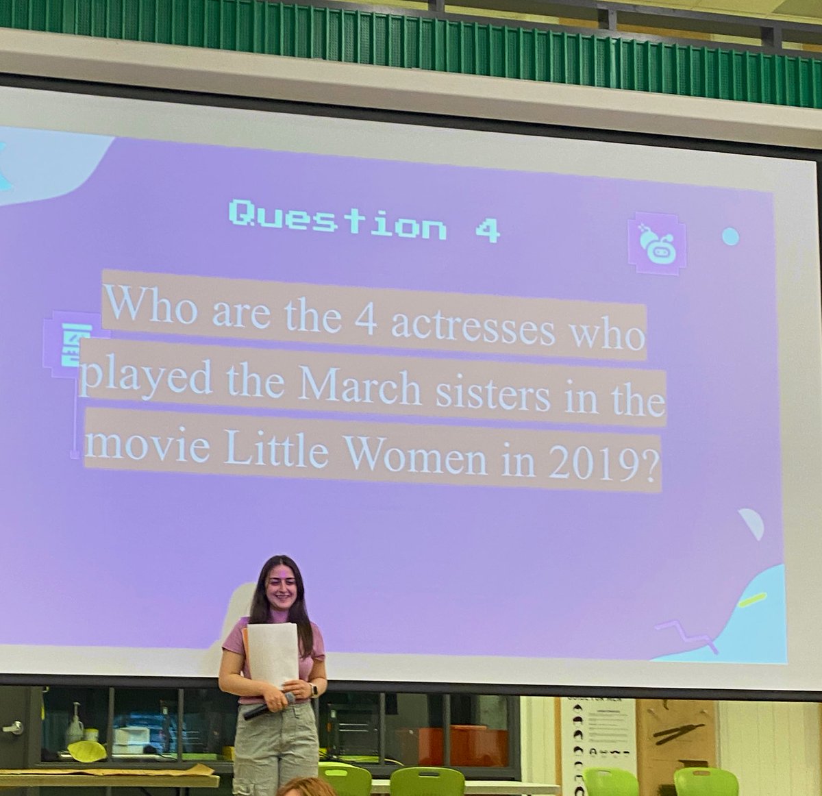 Great time at Trivia Night <a href="/APSCareerCenter/">Arlington Career Center</a> lead by our student Margarita K, with the support of her friends, <a href="/MrScanlonGov/">Timothy Scanlon</a> <a href="/Ms_LangeACC/">Krystina Pnevmatikatos, NBCT</a> great job!!We learned, laughed and connected with others!!! <a href="/Margaretchungcc/">Margaret Chung</a> <a href="/APSVirginia/">Arlington Public Schools</a> <a href="/rbowermanteach/">Rachel Bowerman</a> <a href="/arlingtontechcc/">Arlington Tech</a>