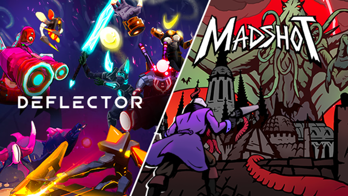 Looking for a fast-paced roguelite? 🧐

Prove your skills in this bundle with Deflector and Madshot!

Check it out ! bit.ly/TentacleBuster

<a href="/MadshotTheGame/">Madshot 🐙 OUT NOW on Steam and Nintendo Switch!</a> @HOOKcrew #gamedev #indiedev #gaming #videogames #bundle