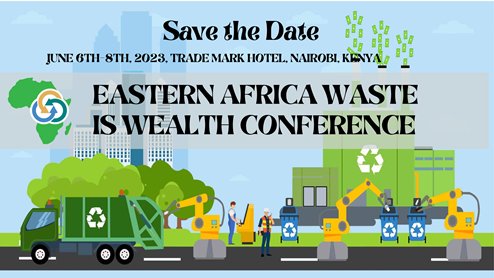 ZephaniaShaidi's tweet photo. Diarize the Eastern Africa Waste is Wealth Conference on June 6th-8th, 2023, in Nairobi, Kenya. @EABCjumuiya @TakaNiMaliKenya https://t.co/KcJwQUxQza
