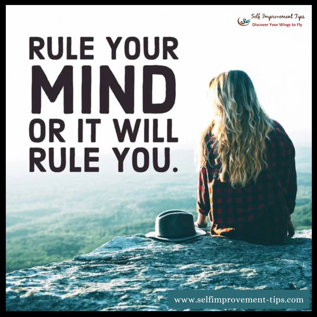 Rule Your Mind or it will rule you.

#selfgrowth #selfimprovement #personaldevelopement #dreams #motivation #positivity #personalgrowth #improveyourself