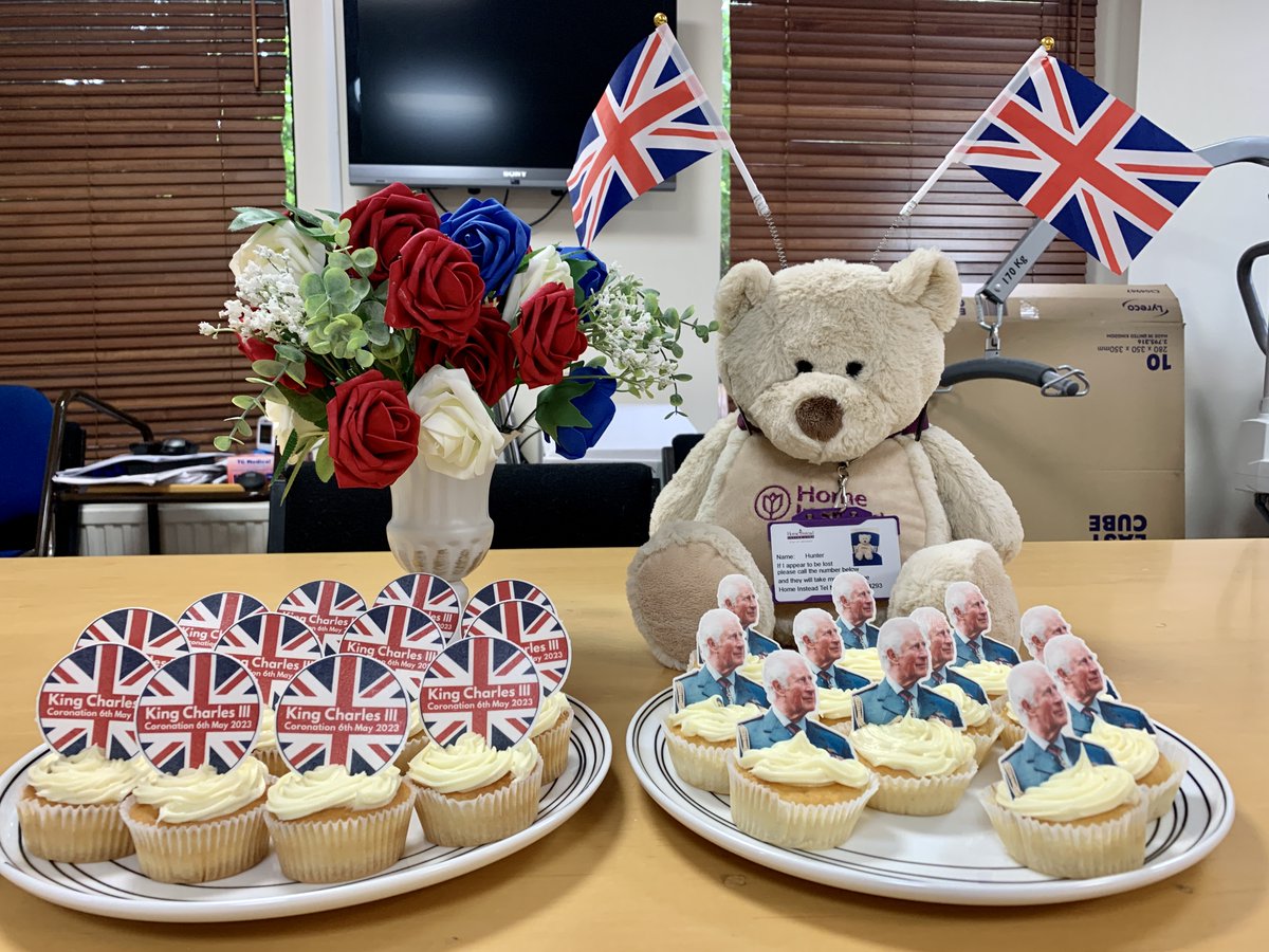 Hunter is ready to hand out goodies to
our staff for the coronation celebrations. 👑
#CoronationWeekend