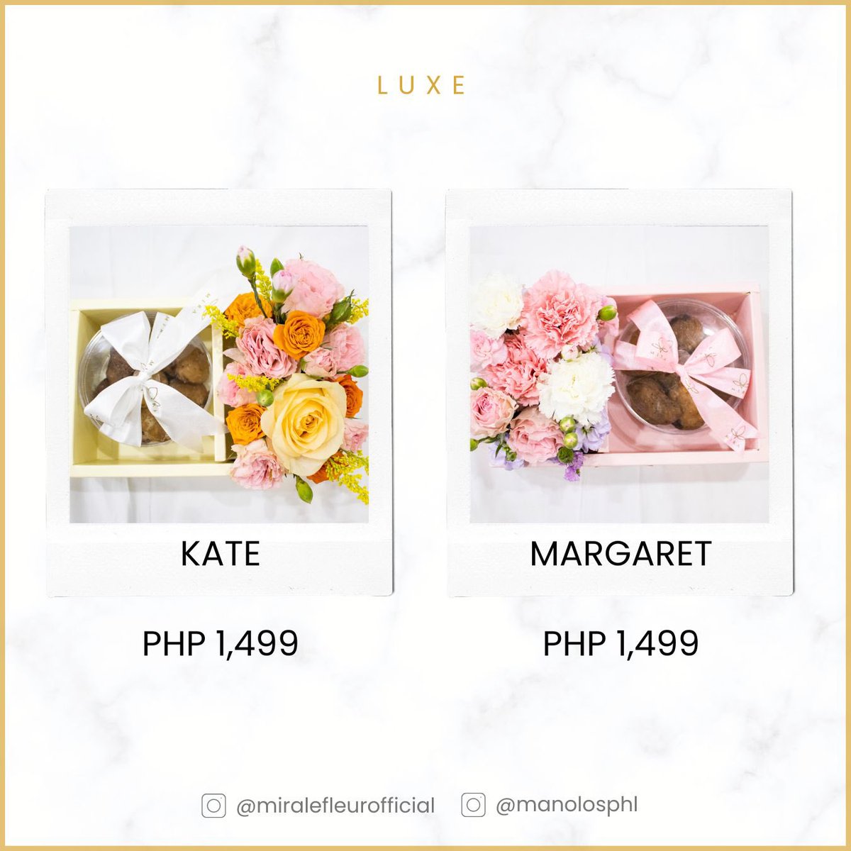MIRALEFLEUR's tweet photo. Does your mom love flowers AND cookies? 🤤🍪 I'm sure mine does!

Take a look at our Mother's Day collab with Manolo's cookies! 

Reservations for May 13-14 is now open!
DM to order 💌 https://t.co/qBa58lg9sQ