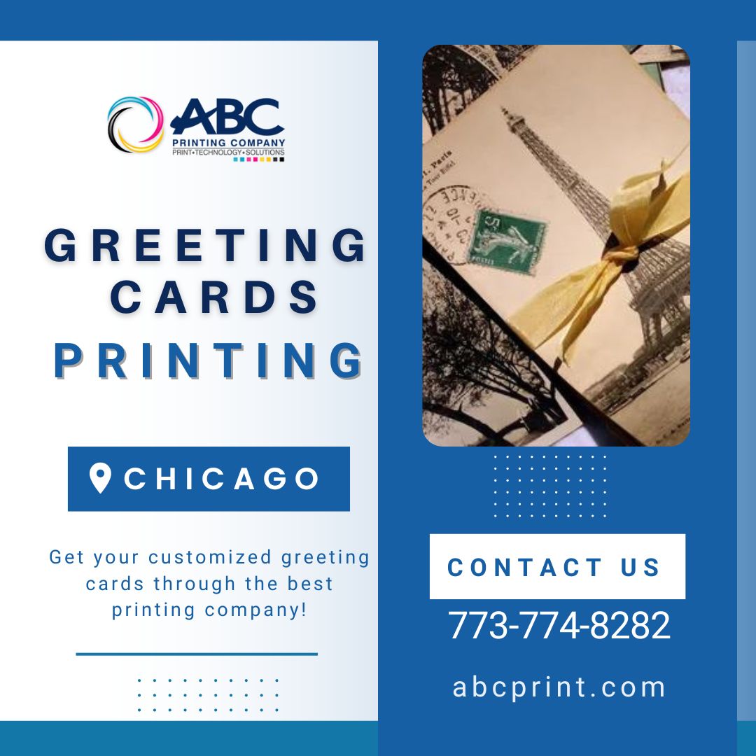 Greeting cards are a great option whether you're trying to express gratitude, send birthday greetings, etc. ABC printing company prints customized greeting cards that are ideal for every occasion. Contact us today for greeting card printing in Chicago.
🌐:abcprint.com