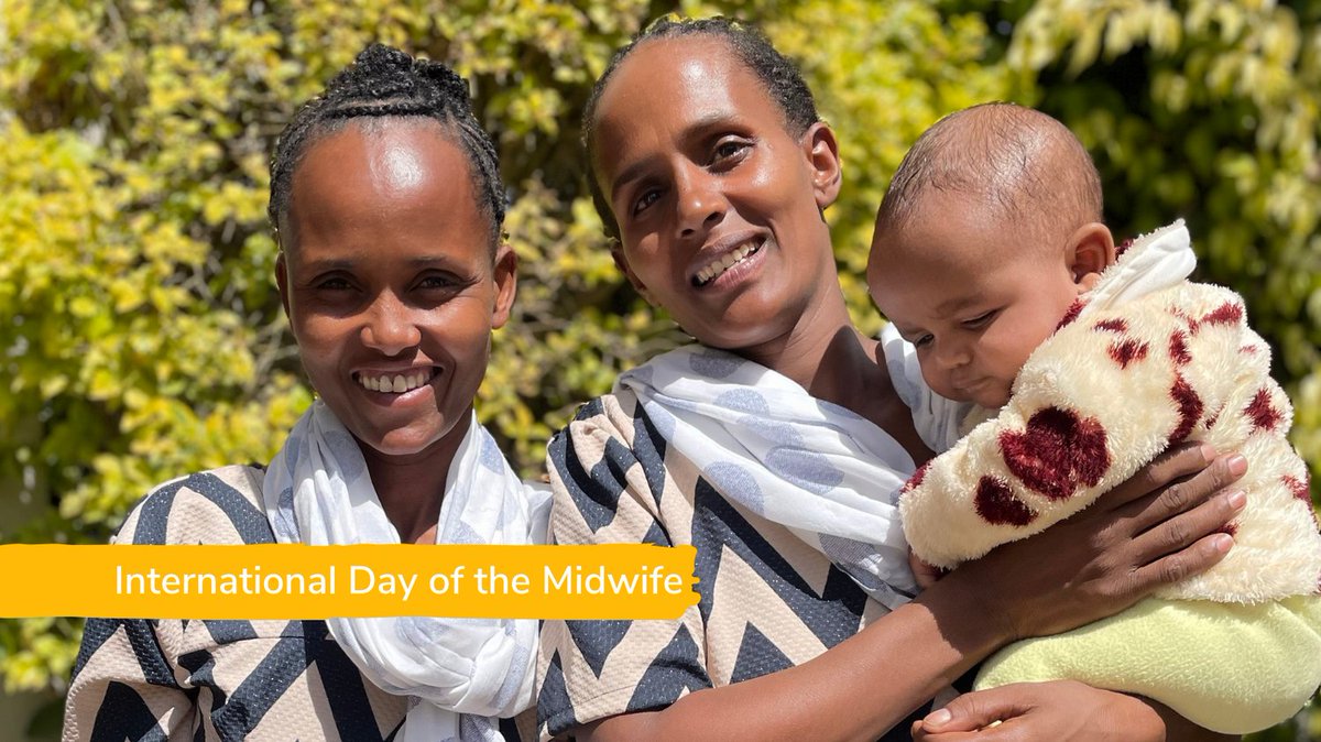 Happy #InternationalDayoftheMidwife! In #Ethiopia, there is less than one #midwife per 1,000 people. This is why the International Day of the Midwife #IDM2023 is so vital, not only today but every day. By supporting these Ethiopiaid, we can make a real difference.