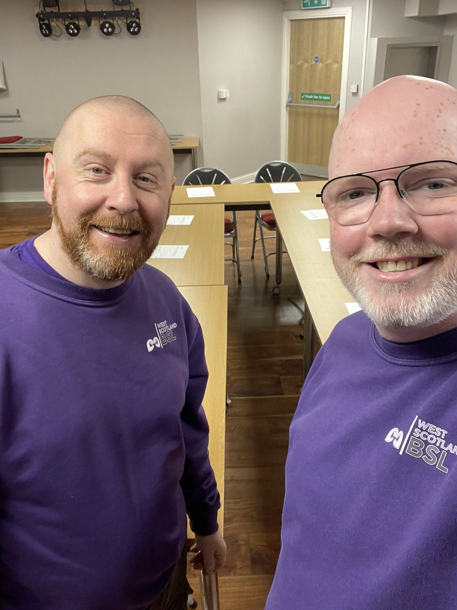 westscotlandbsl's tweet photo. We are proud to announce that we are starting basic BSL and work specific training with the staff from @RenCouncil housing team today #BSL #bsltraining #renfrewshire #renfrewshirecouncil https://t.co/Vc8pStGsr3