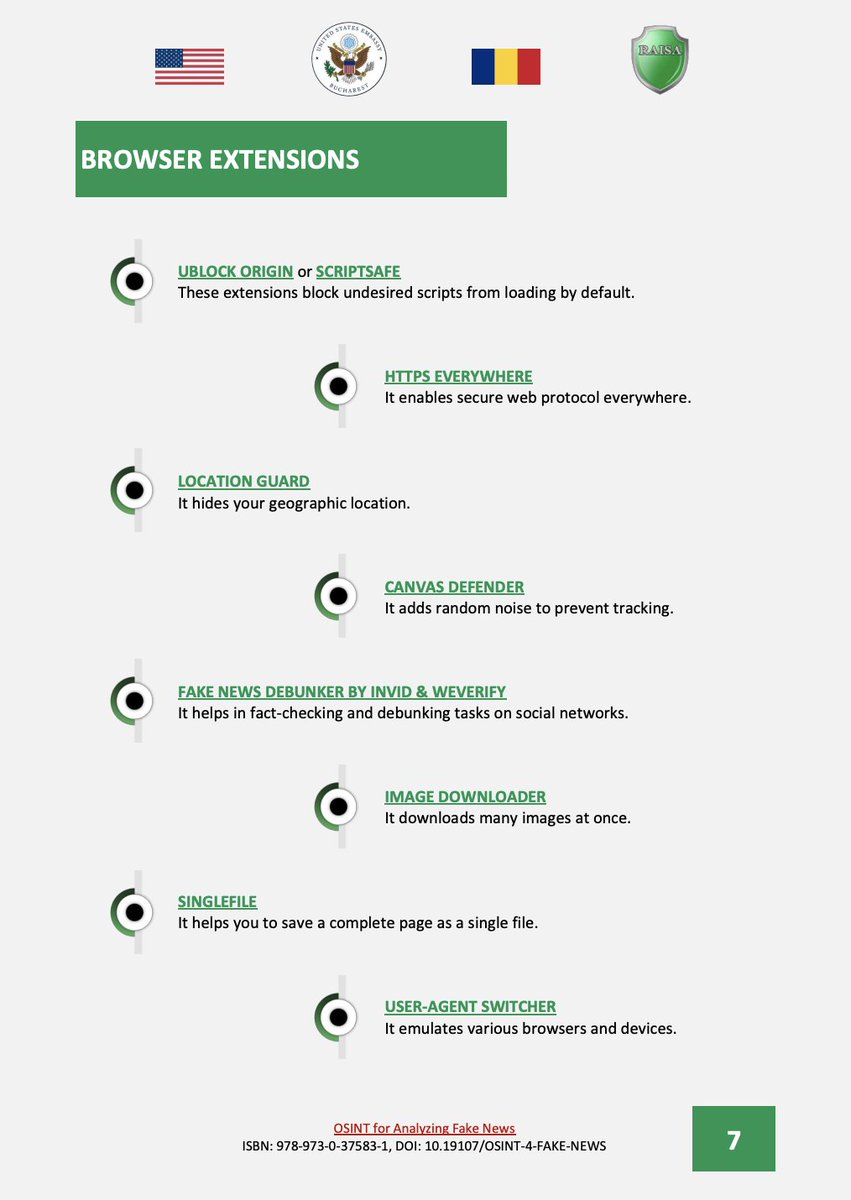 In today's rapidly spreading misinformation and malware, the most crucial step is to prepare your environment to be safe and secure.

The "OSINT for Analyzing Fake News" guide is available online at cyberlearning.ro/osint-for-anal….

#cybersecurity #datasecurity #dataprivacy