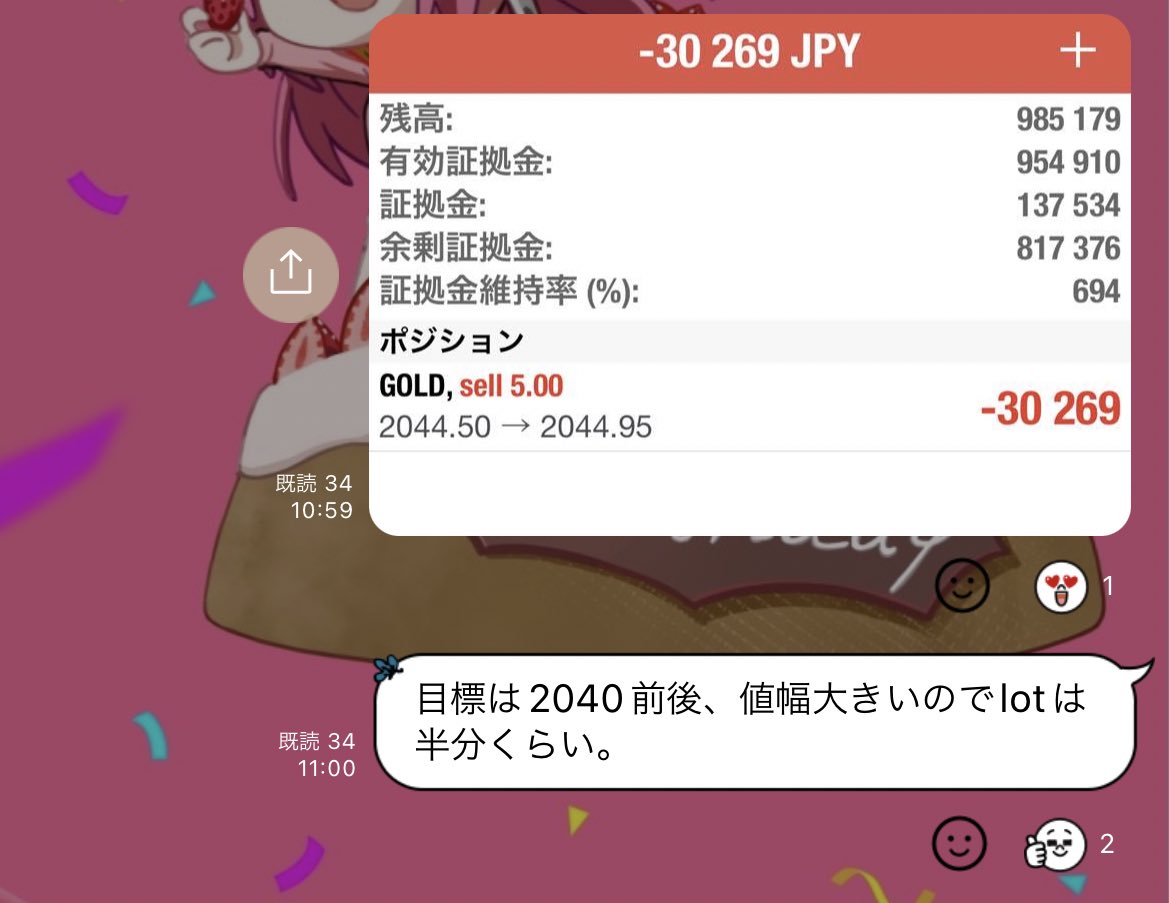 bocchi_trade's tweet photo. 🎸50万チャレ先出し公開中🎸

5/4-5/5配信結果

3戦3勝
＋約35万円

チャレンジ進捗
累計6戦6勝
50万→現在134万

LINEグループで先出し配信&amp; 解説中
https://t.co/RBI2BSyHyS

#fx #為替 #GOLD #ドル円 #副業
#先出し #投資家さんと繋がりたい 
#XAUUSD #ぼっちざとれーど #BTC https://t.co/Qw0Df9xikN