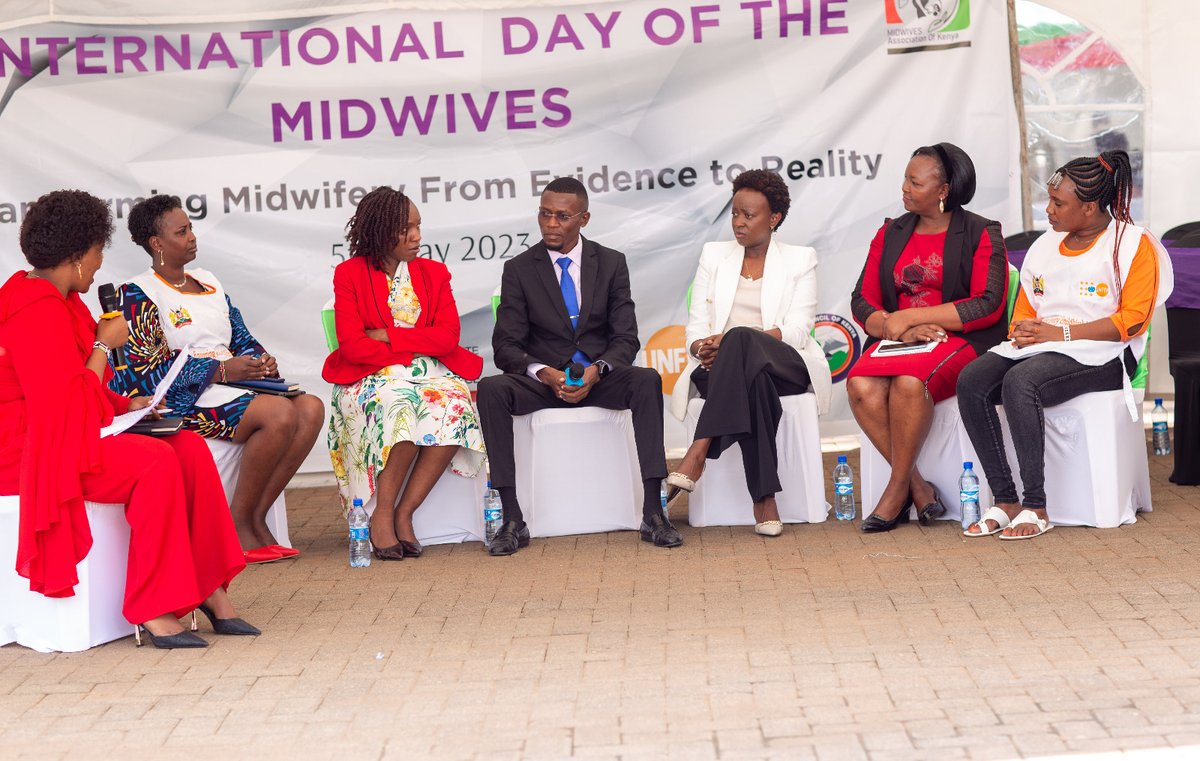 WRA_K's tweet photo. At the #IDM2023 celebrations at Pumwani Hospital we celebrate midwives &amp; highlight the importance of translating evidence into action in🇰🇪. @WRA_K  Midwives Voices, Midwives demands Campaign demonstrates the daily realities of midwives with strategies on how to action the demands https://t.co/QLOU9IbVfI